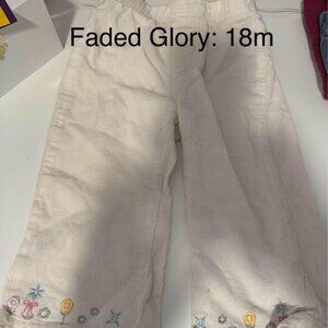 Faded Glory pants: Size 18 Months